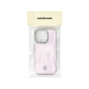 Minitmute iPhone Silver Case Shell Pink