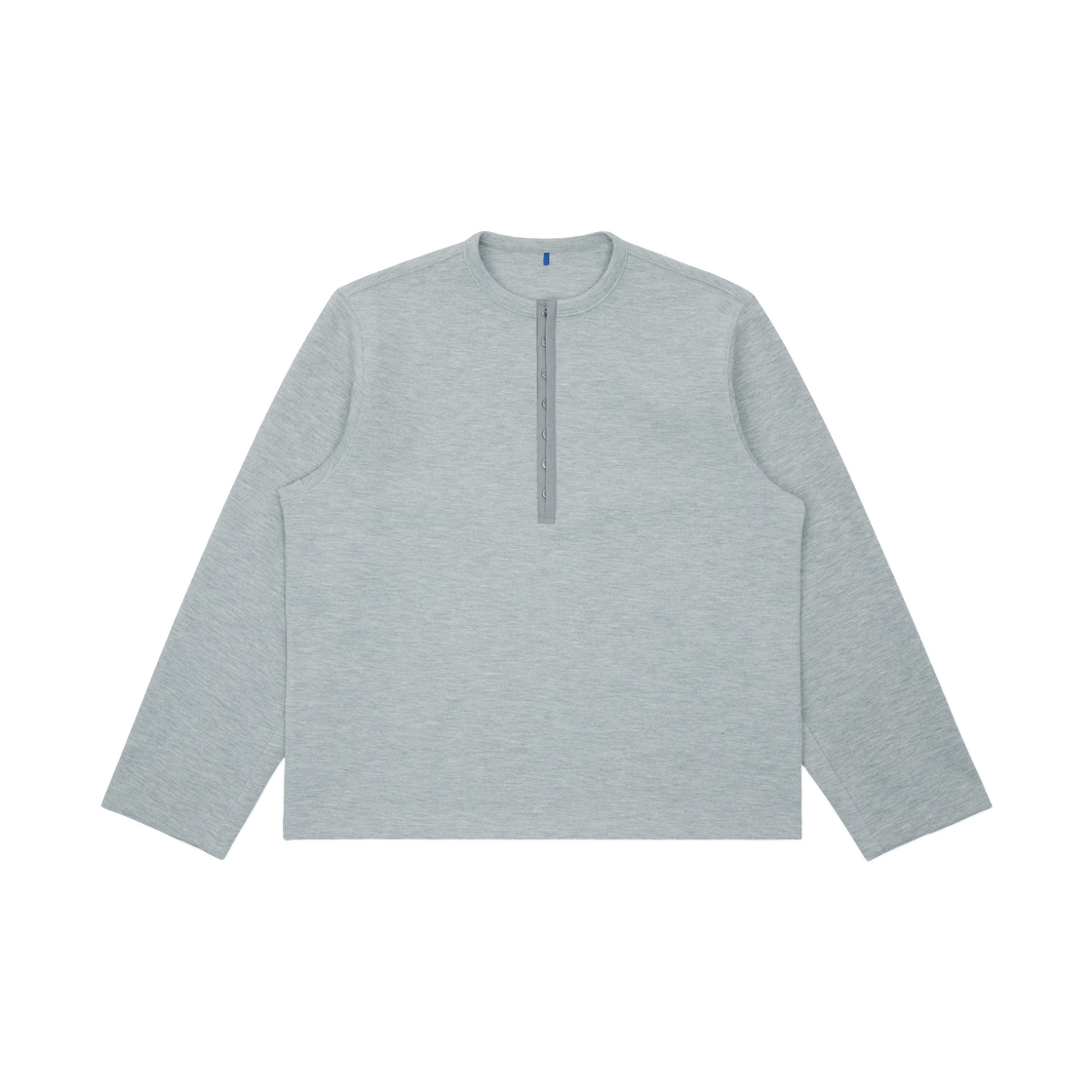 BP01SSHS0101GR Ader Error Henley Neck L/S T-Shirt Product. 22 Grey