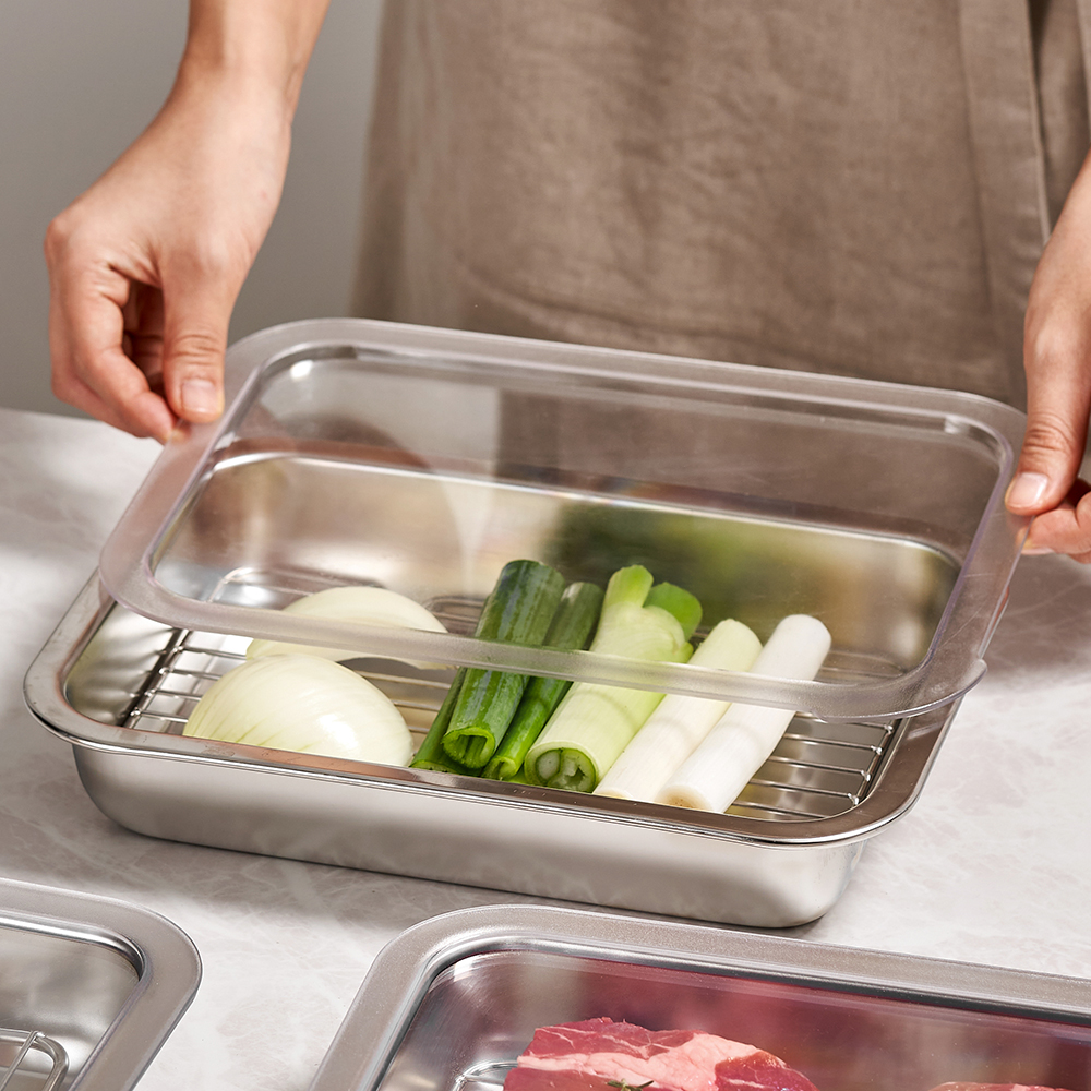 바겐슈타이거 스텐 사각 트레이 세트(PC커버) NO.03(WAGENSTEIGER Non-abrasive PC Tray Cover No.3) - 3