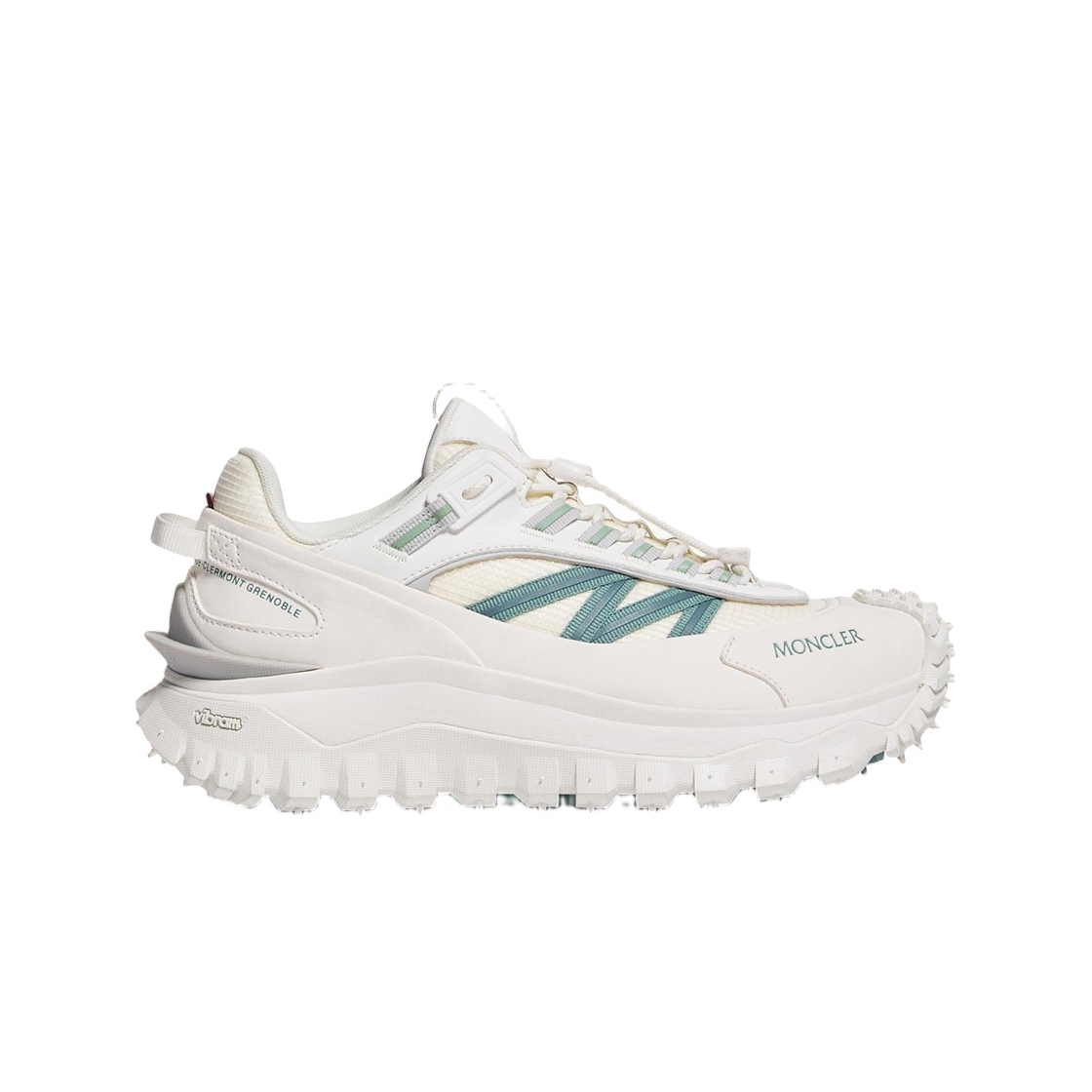 (W) 몽클레르 트레일그립 트레이너 화이트 - 26SS((W) Moncler Trailgrip Trainers White - 26SS)