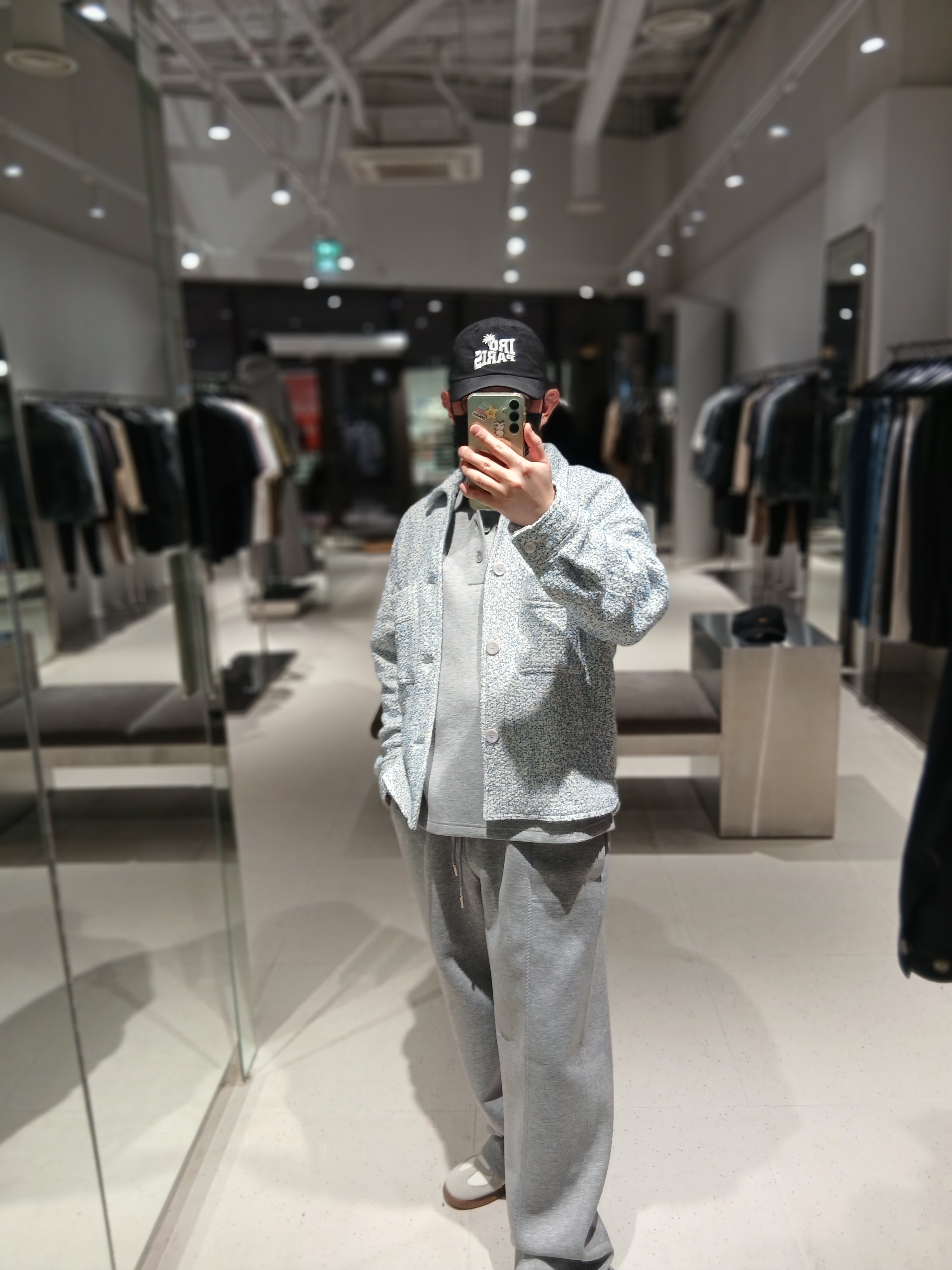 Iro Palmtree Nylon Ball Cap Navy, Maison Margiela Calfskin Replica Sneakers 착용 스타일 - 2