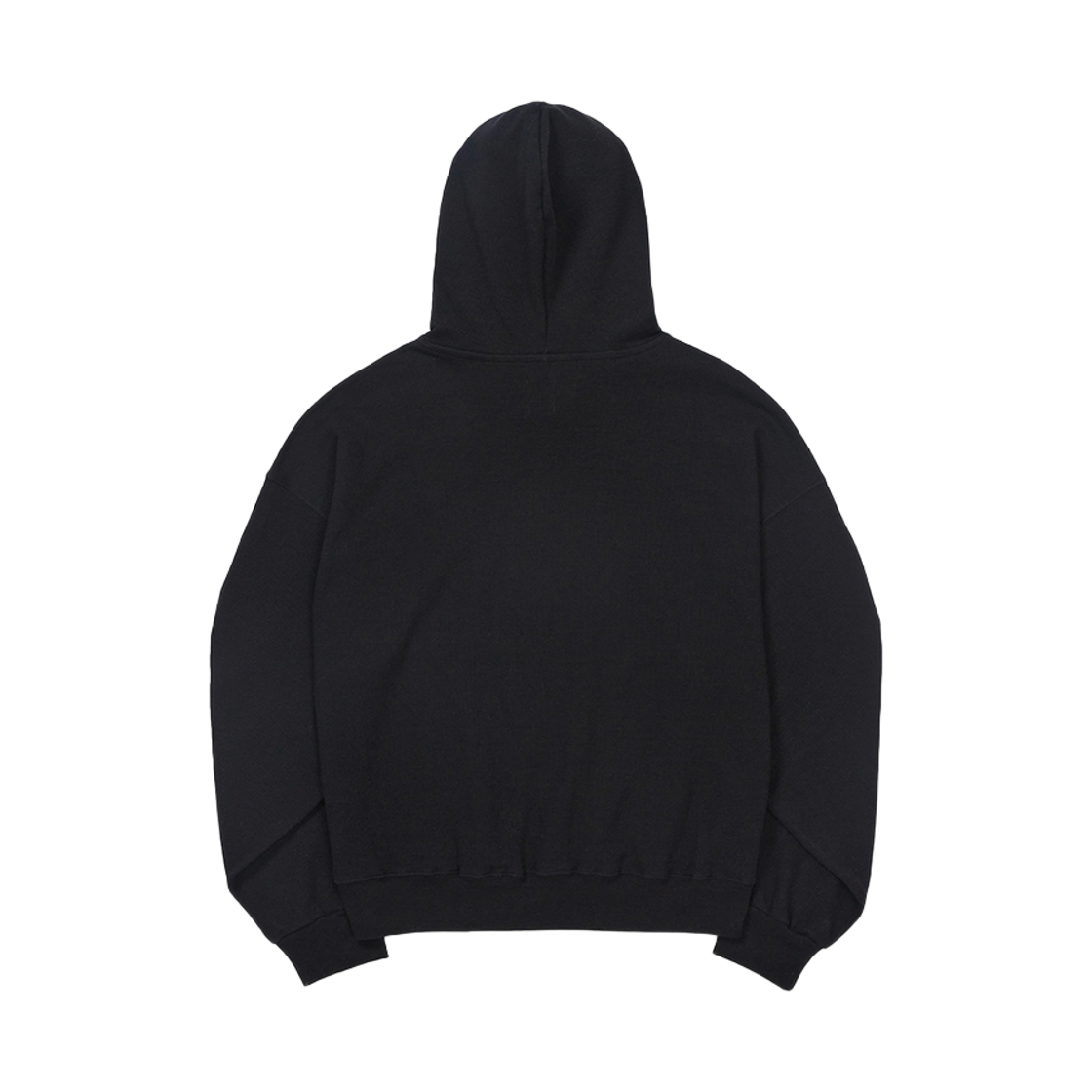 사일런트실러블 코드 와플 후디 블랙(SILENTSYLLABLE Cord Waffle Hoodie Black) - 2