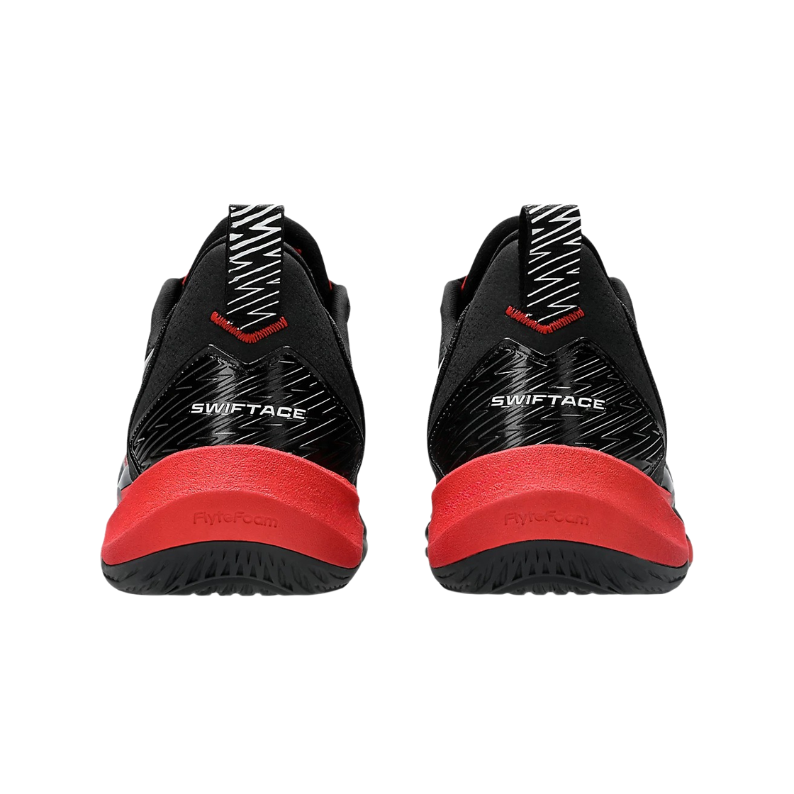 아식스 스위프트에이스 유키 블랙 레드 - D 스탠다드(Asics Swiftace Yuki Black Red - D Standard) - 3