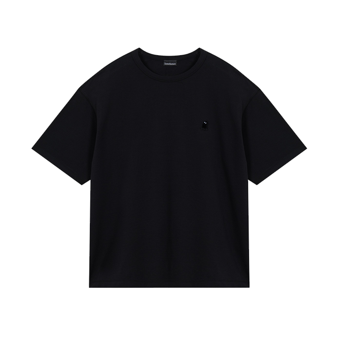 지오송지오 셈블런스 실켓 티셔츠 블랙 ZI2TS811BK(ZIOSONGZIO SEMBLANCE Silket T-Shirt Black) - 1
