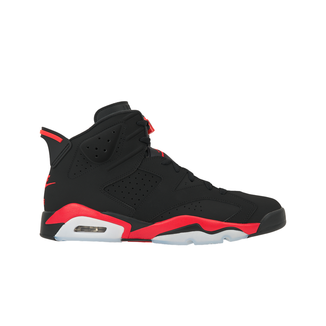 조던 6 레트로 인프라레드 세일즈맨 블랙 앤 라이트 크림슨