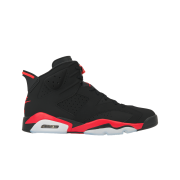 Jordan 6 Retro Infrared Salesman Black and Light Crimson