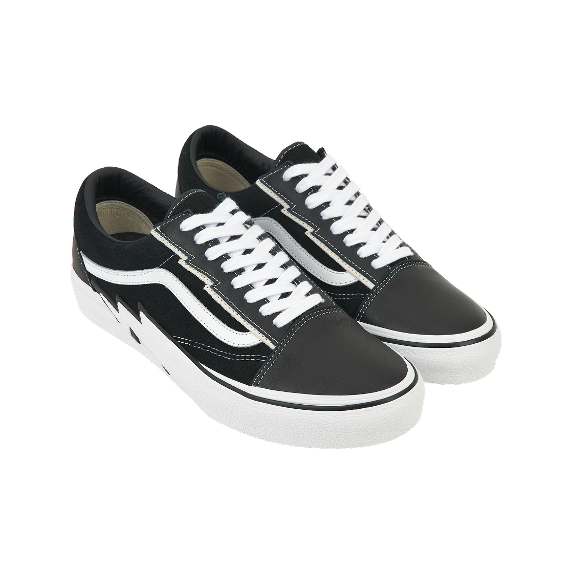 반스 볼트 x 마스터마인드 월드 올드스쿨 볼트 블랙(Vans Vault x Mastermind World Old Skool Bolt Black) - 4
