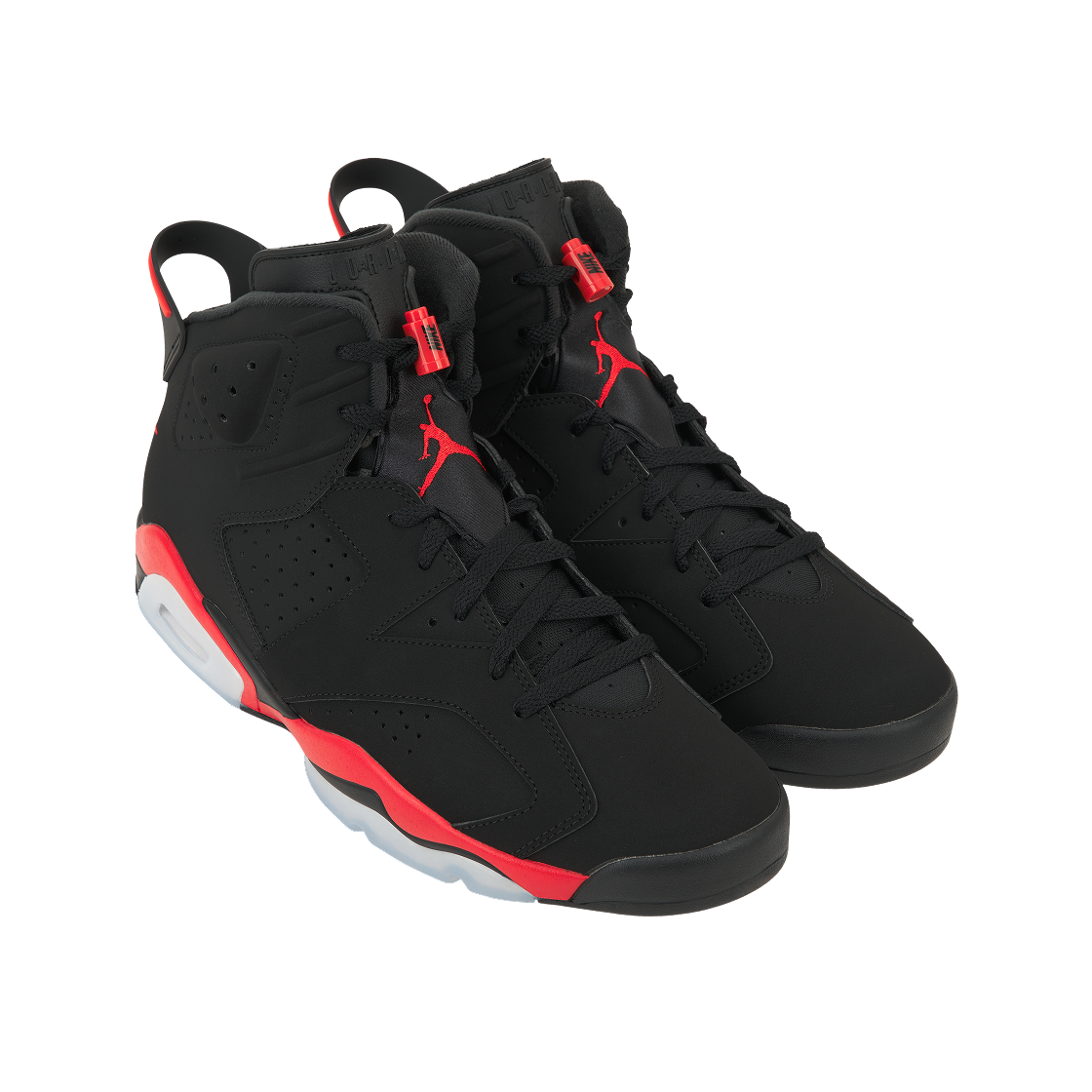 조던 6 레트로 인프라레드 세일즈맨 블랙 앤 라이트 크림슨(Jordan 6 Retro Infrared Salesman Black and Light Crimson) - 4