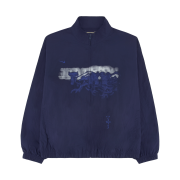 Travis Scott Cactus Jack x Fragment x Nike Tokyo Windbreaker Zip Jacket Navy