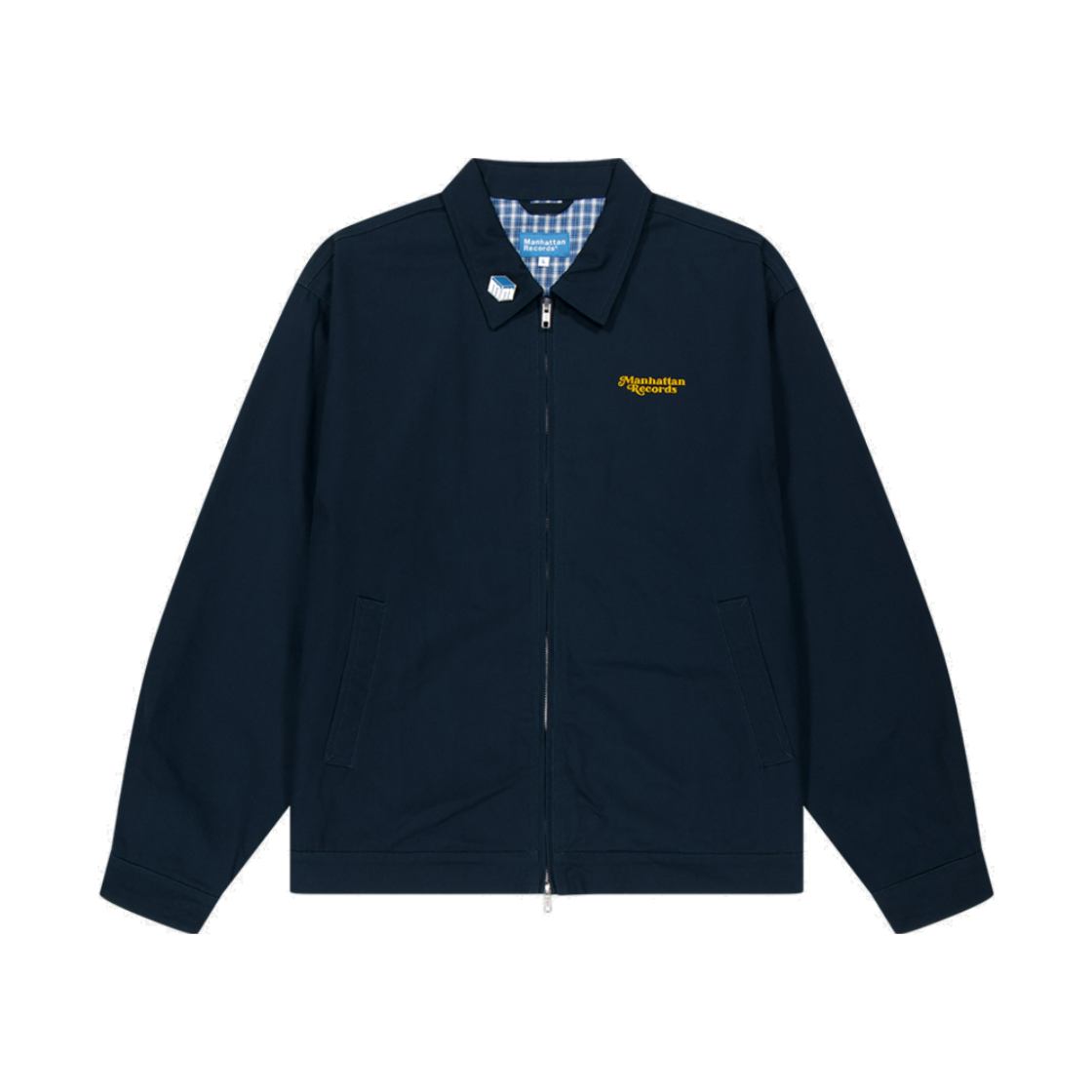 맨하탄 레코즈 팀 드리질러 자켓 - 네이비(Manhattan Records Team Drizzler Jacket - Navy)