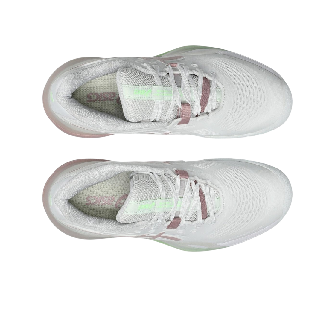 (W) 아식스 젤 레졸루션 X 화이트 모거나이트 - B 스탠다드((W) Asics Gel-Resolution X White Morganite - B Standard) - 2