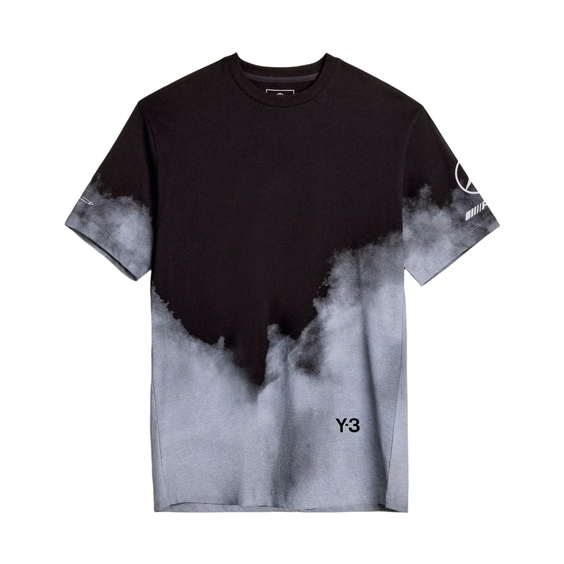 Y-3 x 메르세데스 AMG 페트로나스 F1 팀 실버 애로우 투어 숏슬리브 티셔츠 블랙(Y-3 x Mercedes AMG Petronas F1 Team Silver Arrow Tour Short Sleeve T-Shirt Black)
