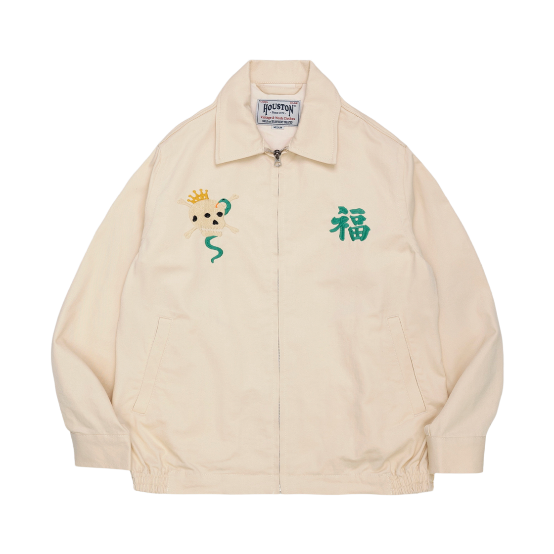 51577OW Houston Japan Vietnam Jacket Skull Off White 51577