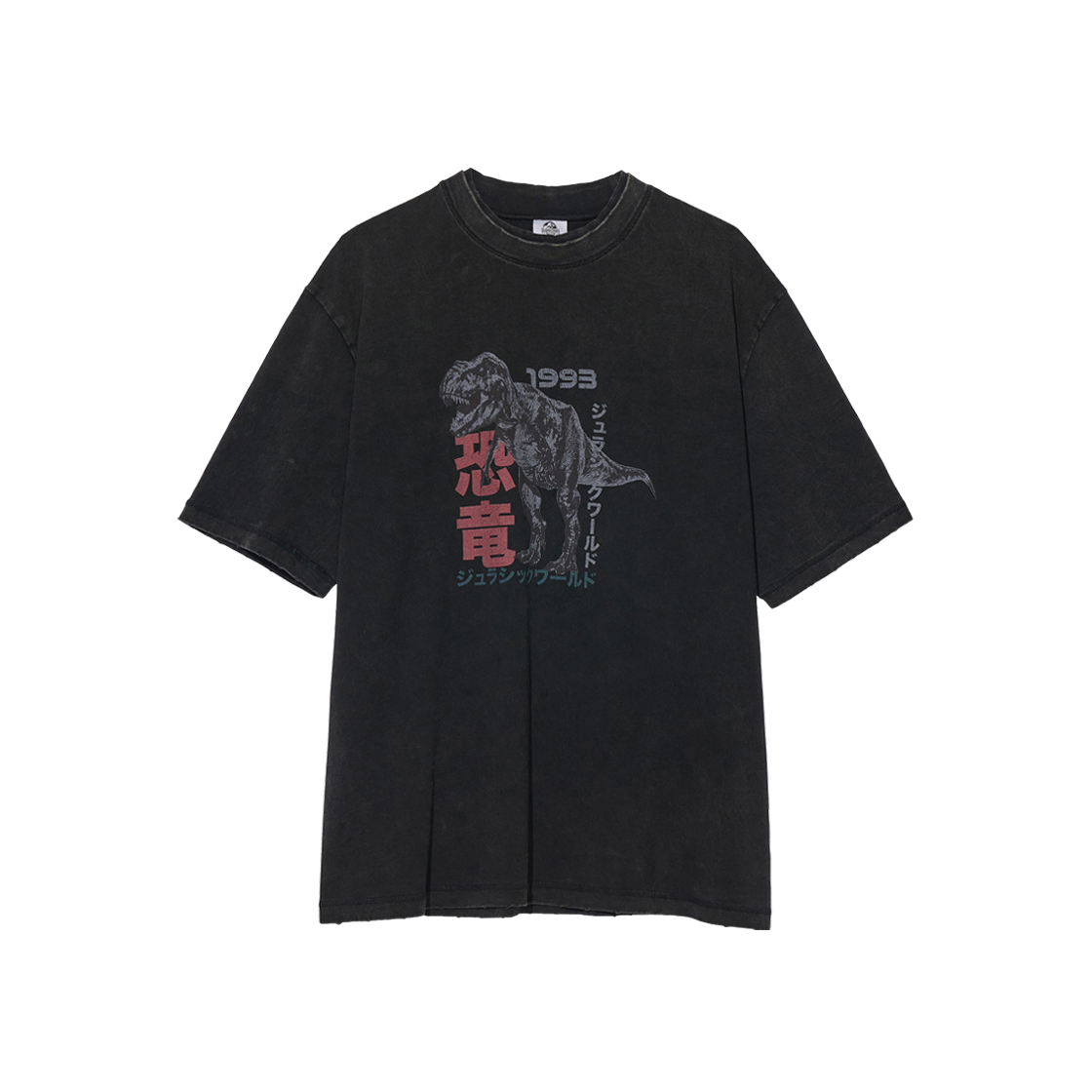 [예약 배송] 파르티멘토 리웍스 [쥬라기 월드] 1993 티 빈티지 블랙([예약 배송] Partimento Reworks [JURASSIC WORLD] 1993 Tee VTG Black)