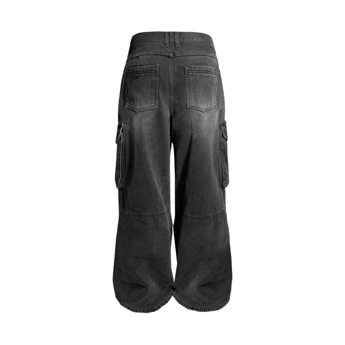에이엑스커넥션 맥스 카고 워싱 와이드 데님 팬츠(AX CONNECTION Max Cargo Washed Wide Denim Pants) - 2