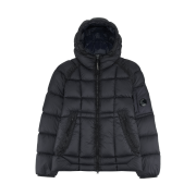 C.P. Company D.D. Shell Hooded Down Jacket Eclipse Blue - 25FW