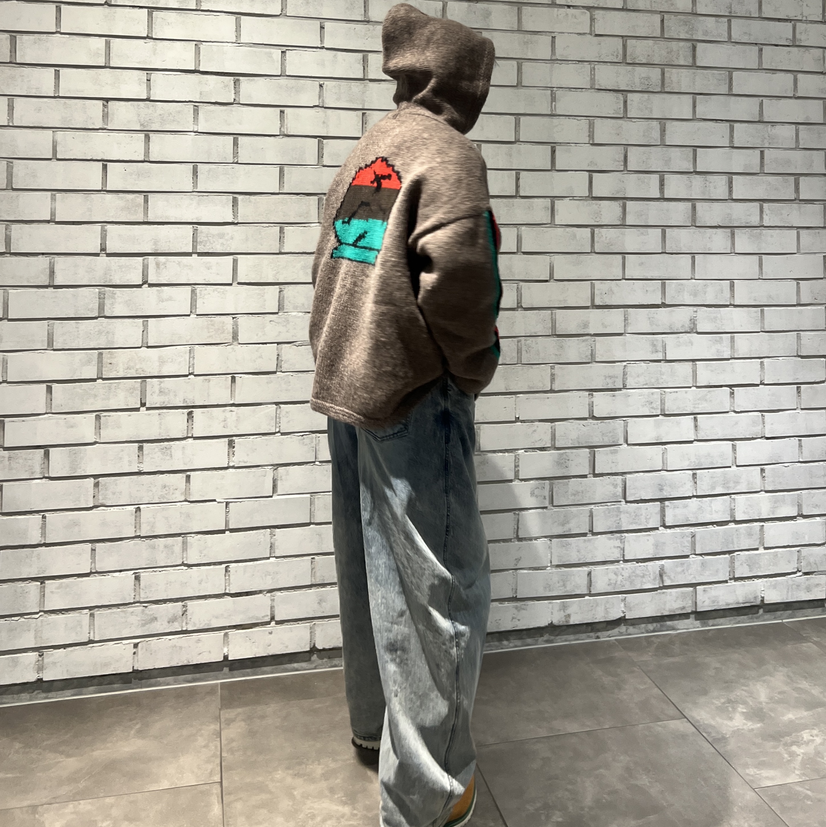 Stussy x Denim Tears Sweater Grey, Kasina x Timberland 6 In Premium Vibram Gtx Wheat - Wide 착용 스타일 - 3