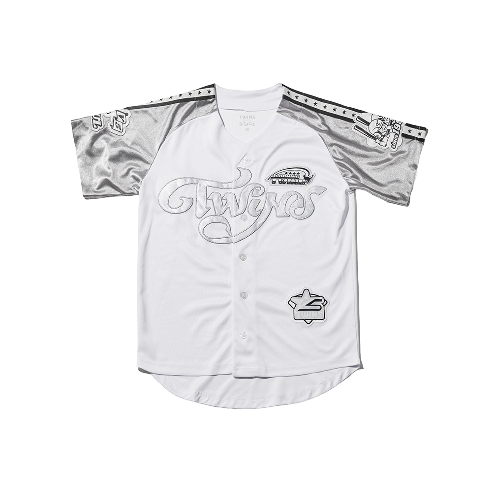 트윈스 x 블루밍테일 베이스볼저지 실버(LG Twins X Bloomingtale Baseball Jersey Silver)