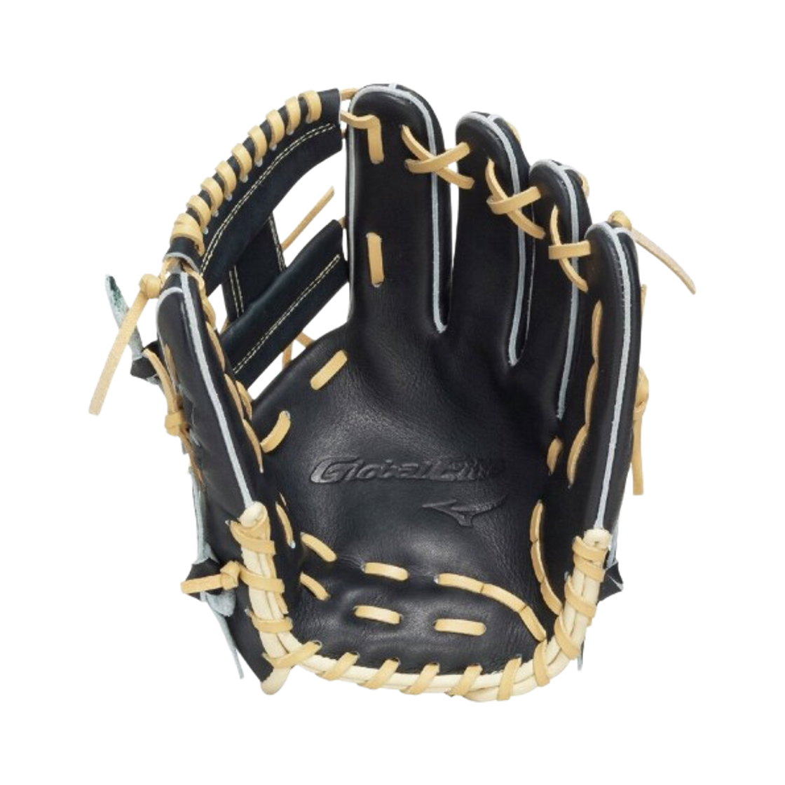 (키즈) 미즈노 글로벌 엘리트 소프트 베이스볼 글러브 프로페셔널 셀렉션 쿠레바야시 모델 다크 블루 블론드((Kids) Mizuno Global Elite Soft Baseball Glove Professional Selection Kurebayashi Model Dark Blue Blonde) - 2