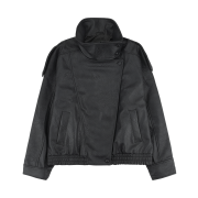 Zara Faux Leather Jacket Black