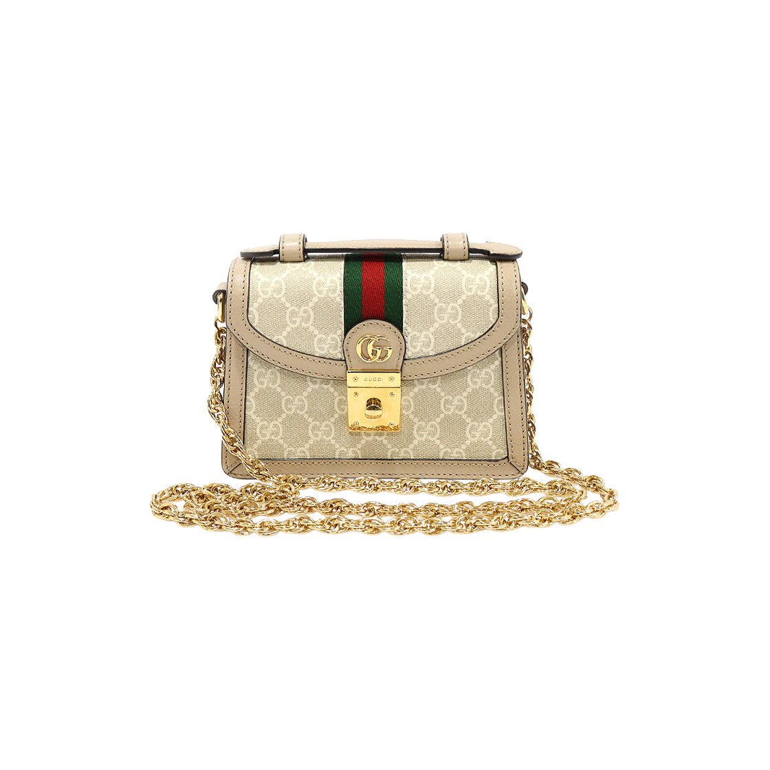 구찌 696180 GG 수프림 캔버스 WEB 오피디아 GG 탑 핸들 미니 2WAY(Gucci 696180 GG Supreme Canvas Web Ophidia GG Mini Top Handle 2-Way Bag)