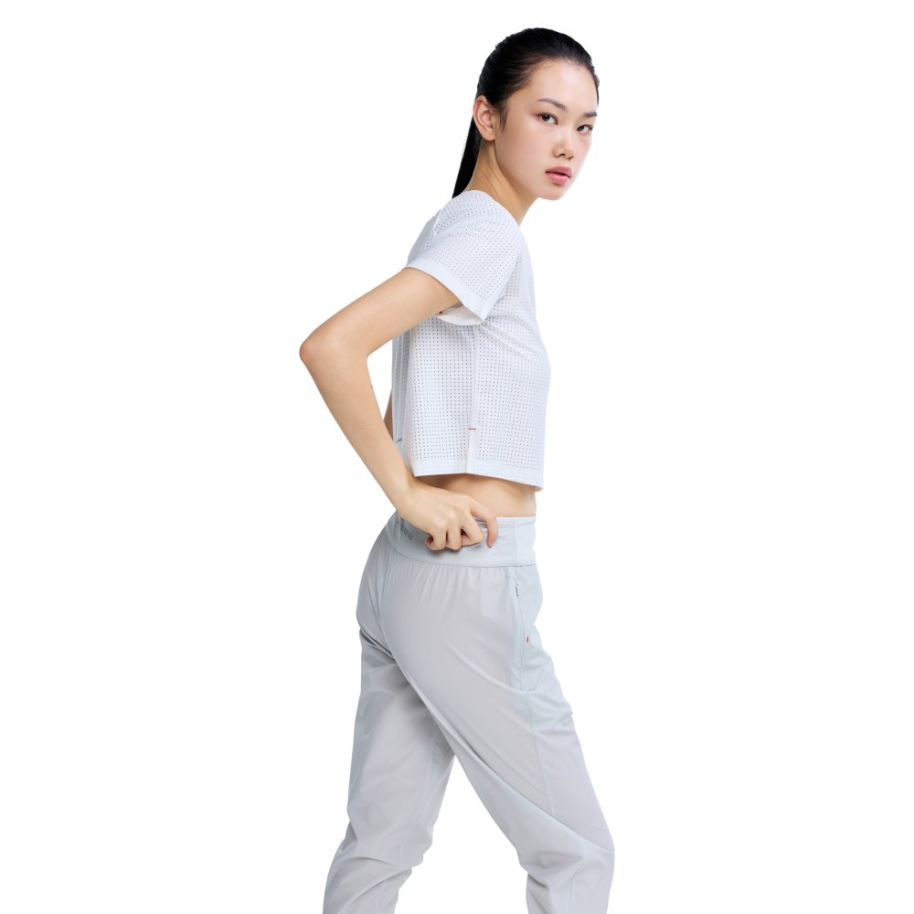 프로-스펙스 여성 울트라라이트 메쉬 크롭 반팔티셔츠 화이트(PRO-SPECS Women's Ultra-Light Mesh Cropped T-shirt White) - 6