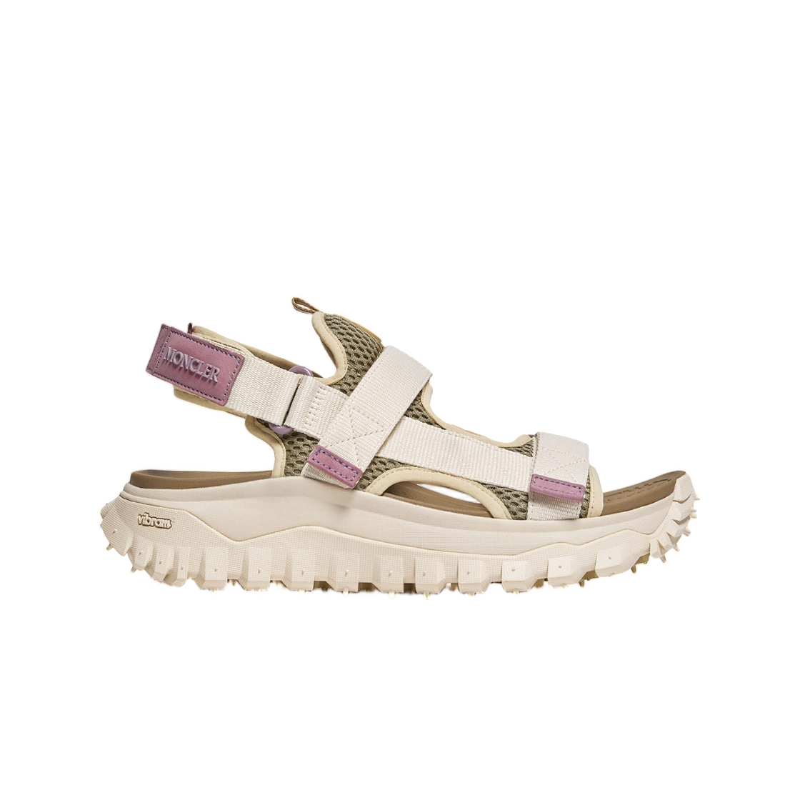 (W) 몽클레르 트레일그립 벨라 샌들 화이트 아이보리 - 26SS((W) Moncler Trailgrip Vela Sandals White Ivory - 26SS) - 1
