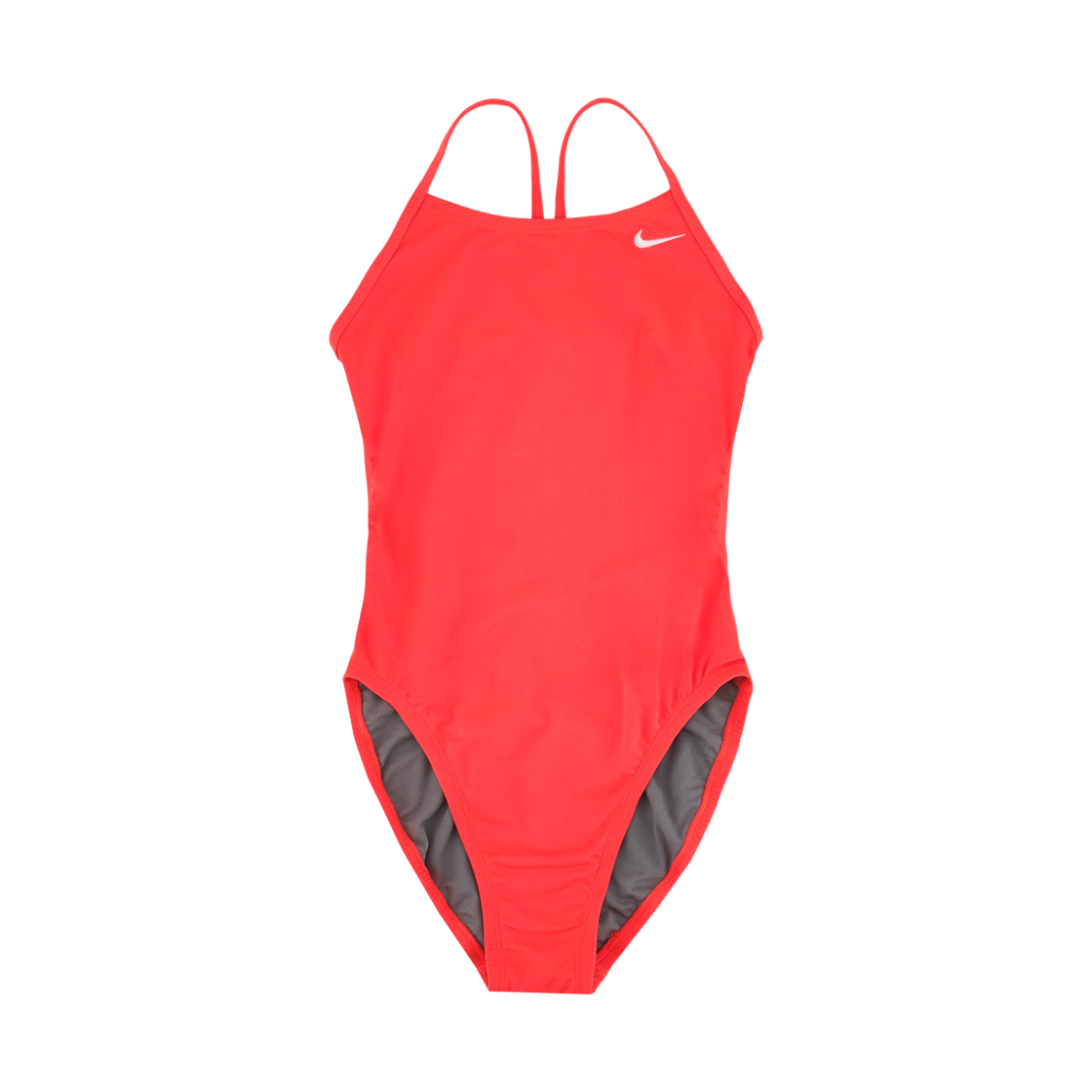 (W) 나이키 스윔 앤서 솔리드 컷 아웃 브라이트 크림슨((W) Nike Swim Answer Solid Cut Out Bright Crimson) - 1