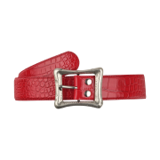 emostanceclub Core Belt Croc Embossed RED