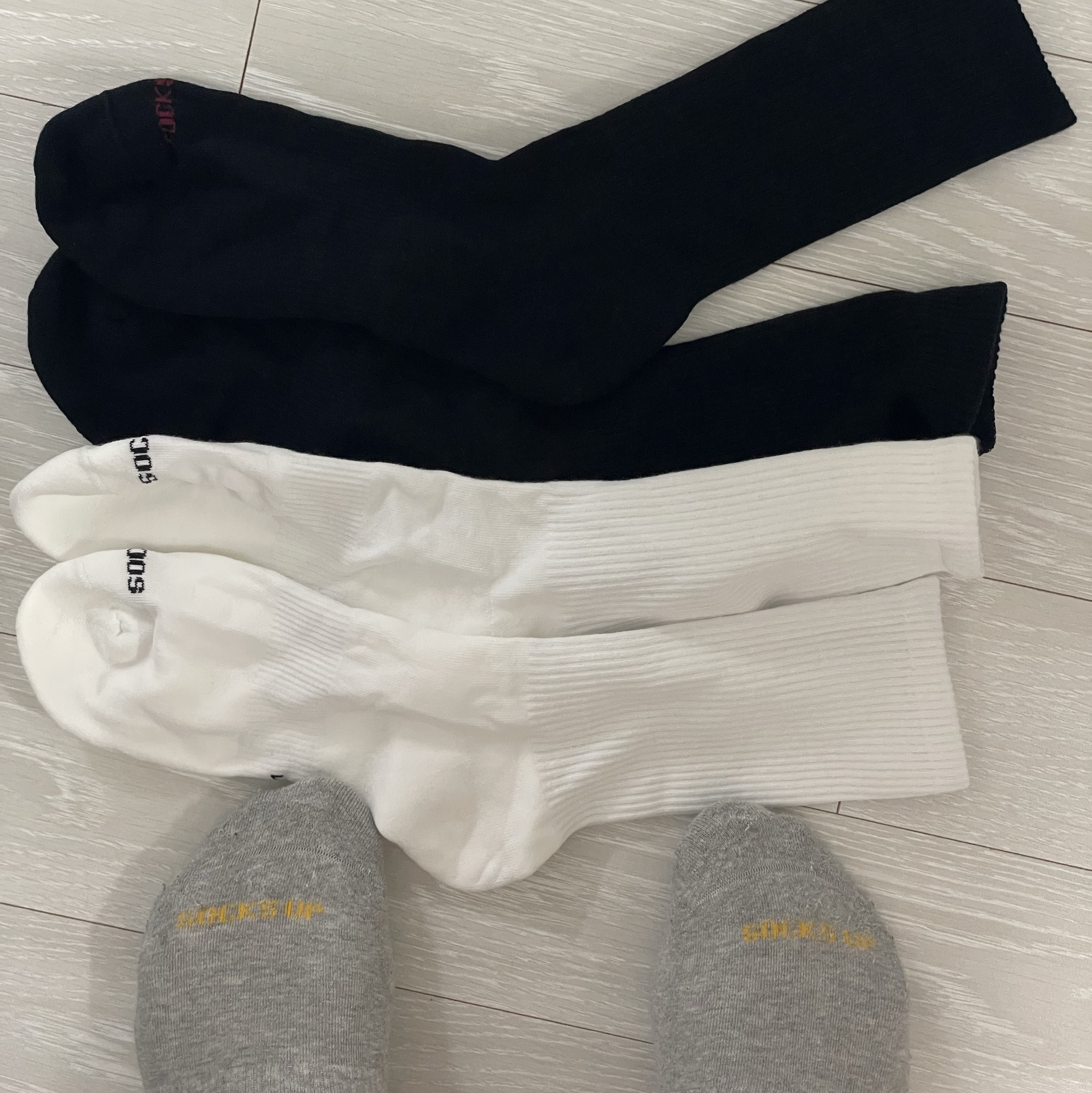 Socks Up Everyday Cushion Socks (3 pack) 착용 스타일