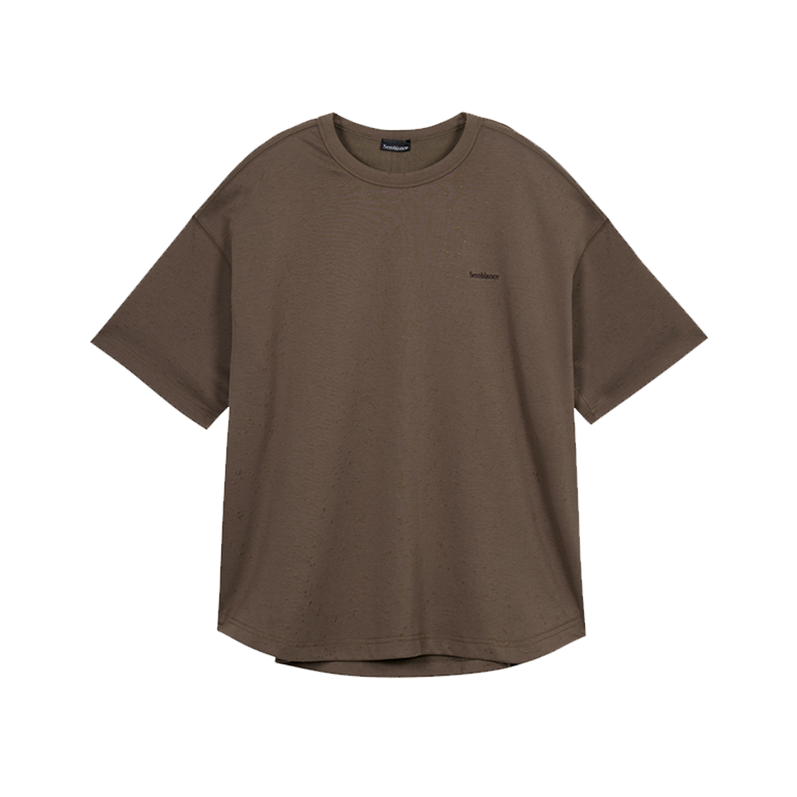 ZI2TS821KW ZIOSONGZIO SEMBLANCE Poetry Destroyed T-Shirt Khaki Brown