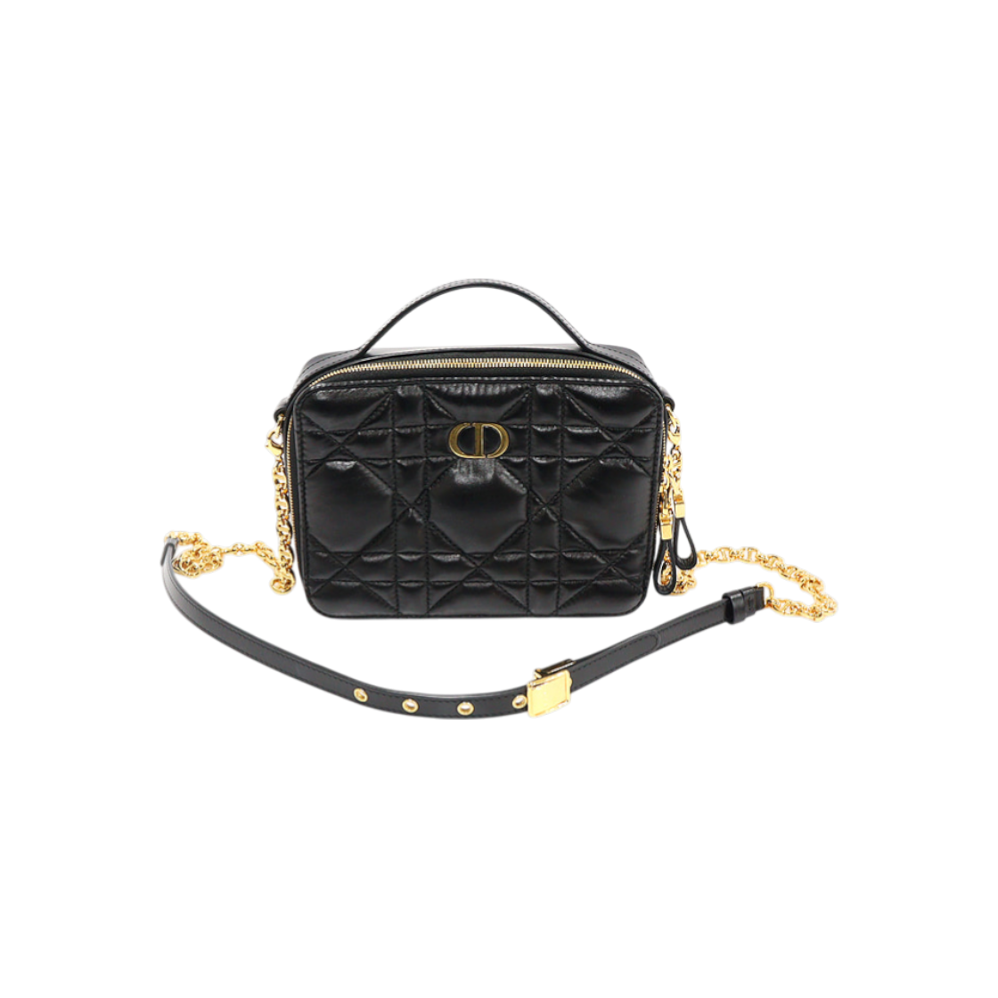 디올 S5140UNGX_M900 블랙 매크로까나쥬 카프스킨 디올 카로 박스백 2WAY(Dior Caro Box Bag 2-Way in Black Macro Cannage Calfskin) - 1