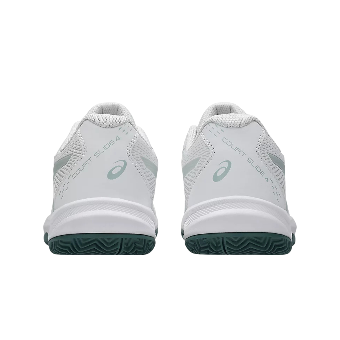 아식스 코트 슬라이드 4 클레이/OC 화이트 콜드 모스 - D 스탠다드(Asics Court Slide 4 Clay/OC White Cold Moss - D Standard) - 3