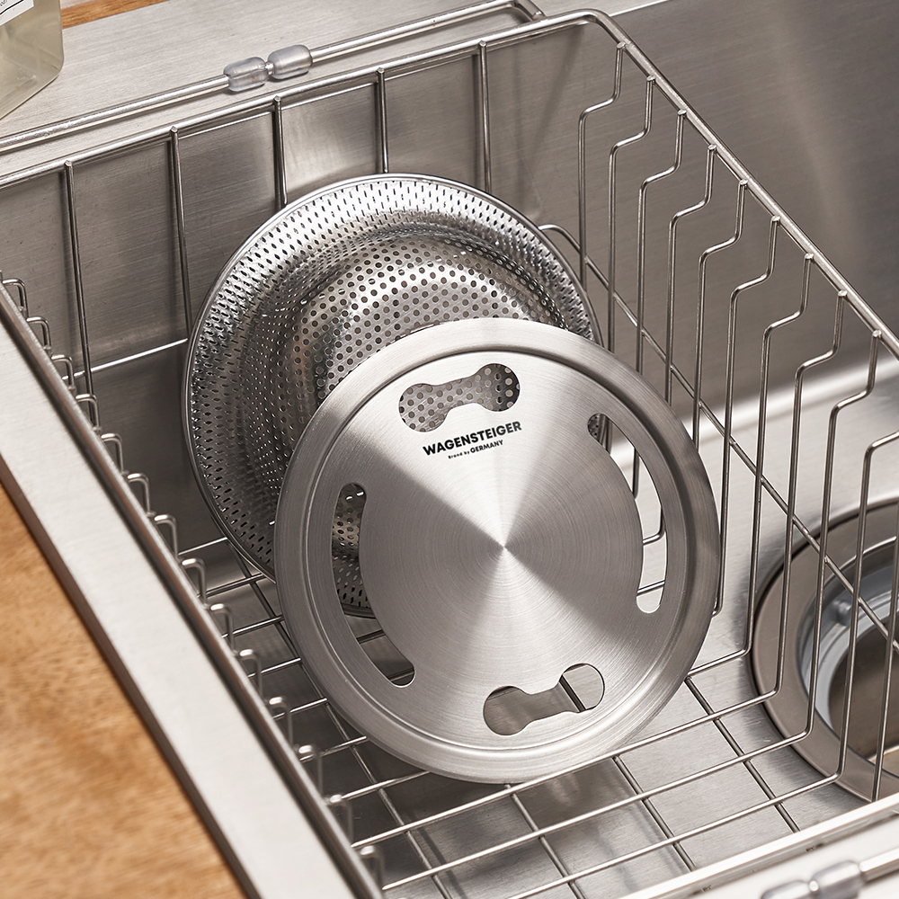 바겐슈타이거 클라 드레인 앤 커버(WAGENSTEIGER Stainless Drain Strainer + Lid) - 3