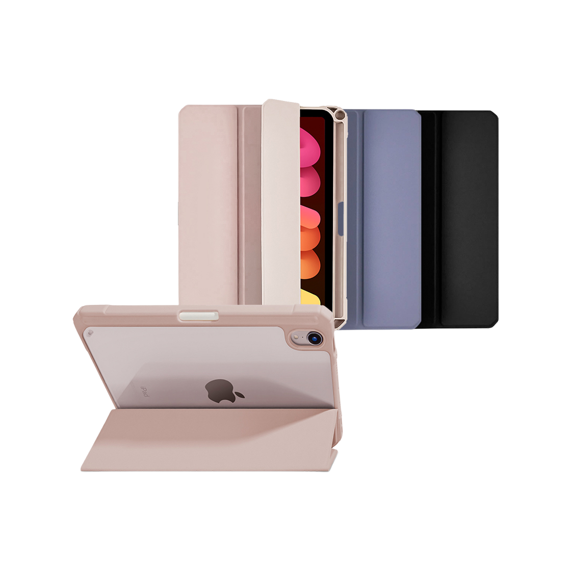 I4BACAI010107 Tanglewood iPad Mini 8.3-inch (6th/7th Gen) Clear Fit Case with Apple Pencil Holder Smart Cover