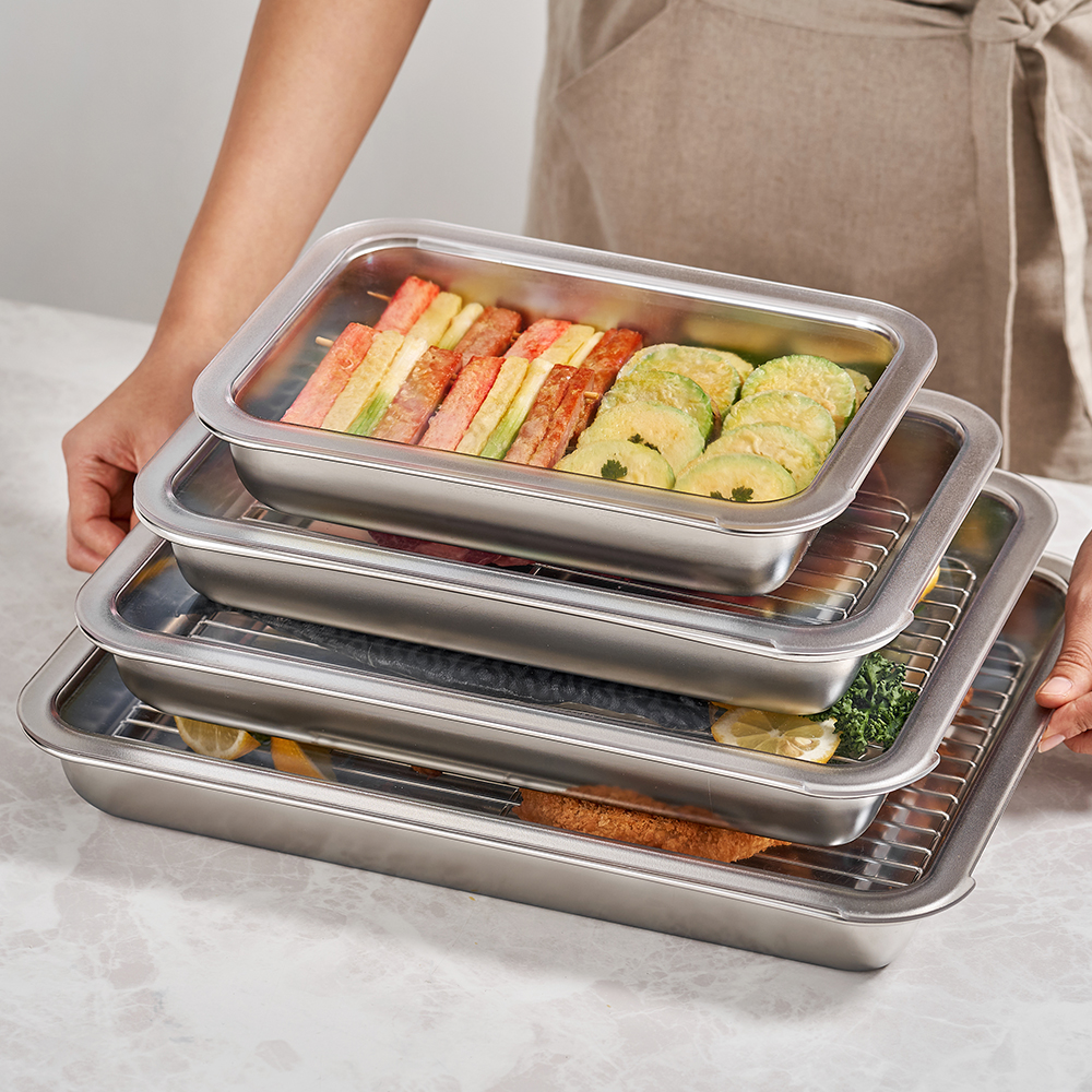 바겐슈타이거 스텐 사각 트레이 세트(PC커버) NO.03(WAGENSTEIGER Non-abrasive PC Tray Cover No.3) - 5