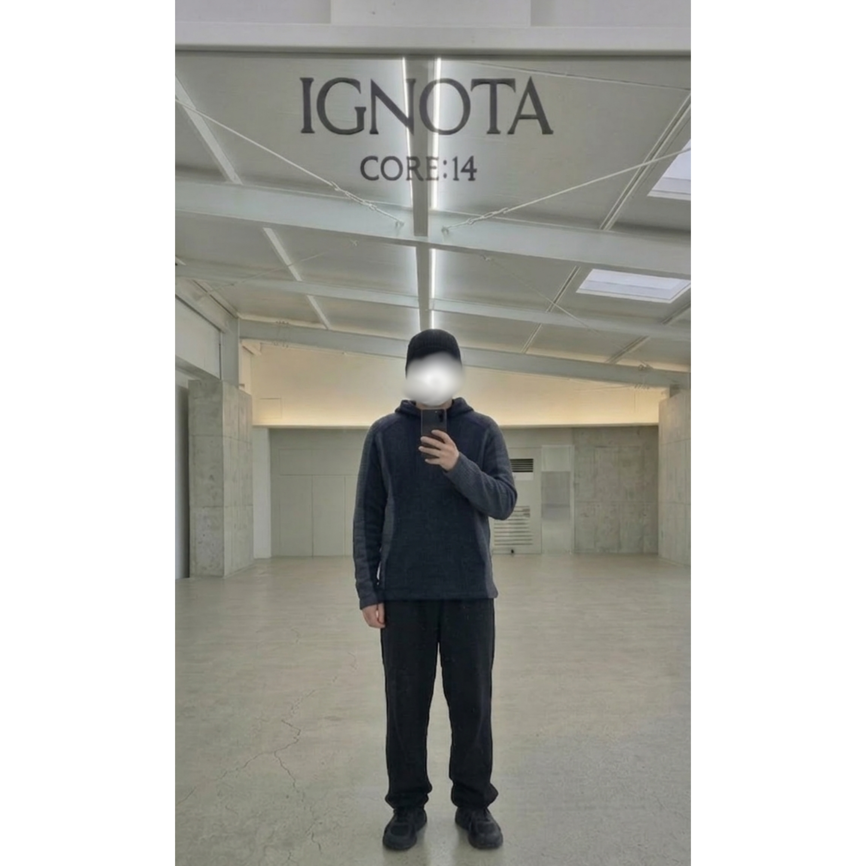 Asics Jog 100 T Black - 4E Extra Wide 착용 스타일 - 1