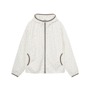 AEAE Flower Windbreaker Jacket White