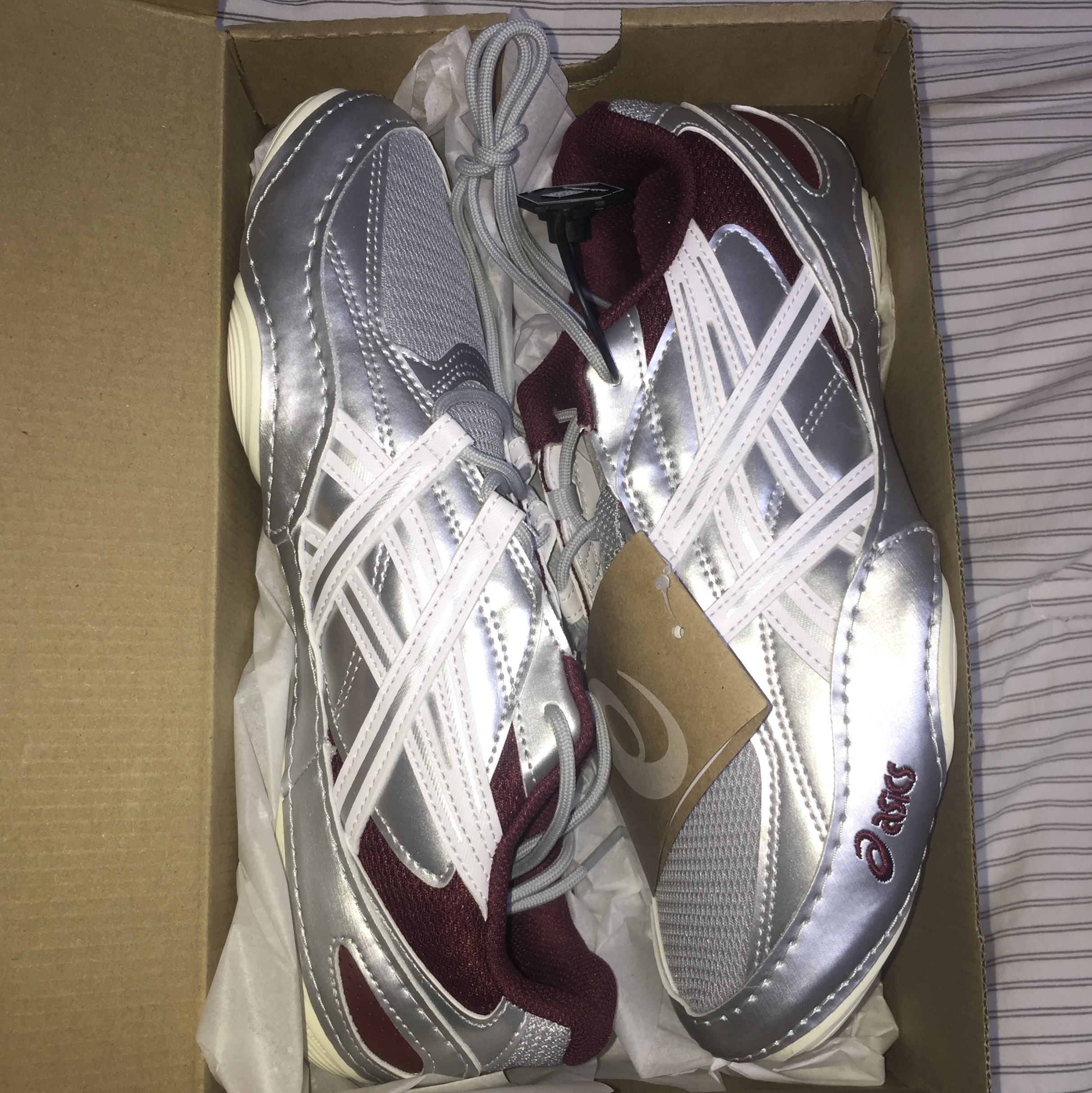 Asics Hypersync Piedmont Grey Pure Silver 착용 스타일 - 2