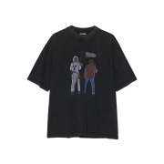 [예약 배송] Partimento Reworks [BACK TO THE FUTURE] Duo Tee VTG Black