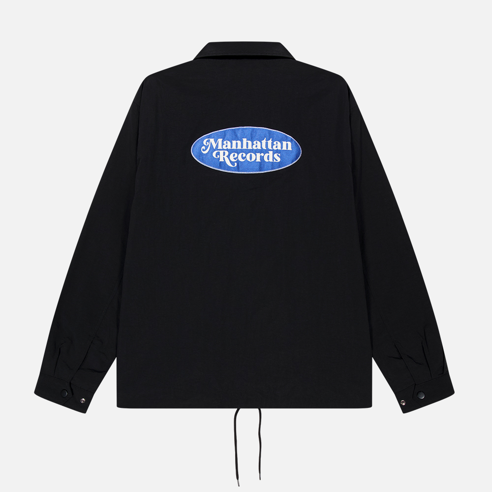 맨하탄 레코즈 팀 코치 자켓 - 블랙(Manhattan Records Team Coach Jacket - Black) - 3
