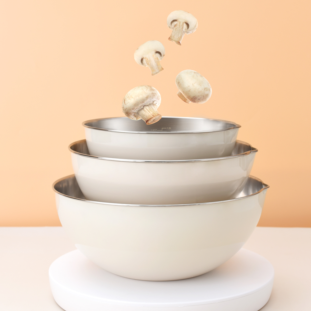 바겐슈타이거 파르베 믹싱볼세트 베이지(WAGENSTEIGER Farbe Mixing Bowl Set Beige) - 3