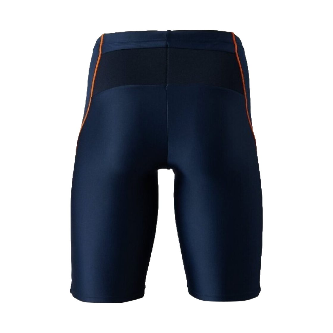 미즈노 이지 스윔 스윔 피트니스용 하프 스패츠 네이비 오렌지(Mizuno EZ Swim Swim Fitness Half Spats Navy Orange) - 2