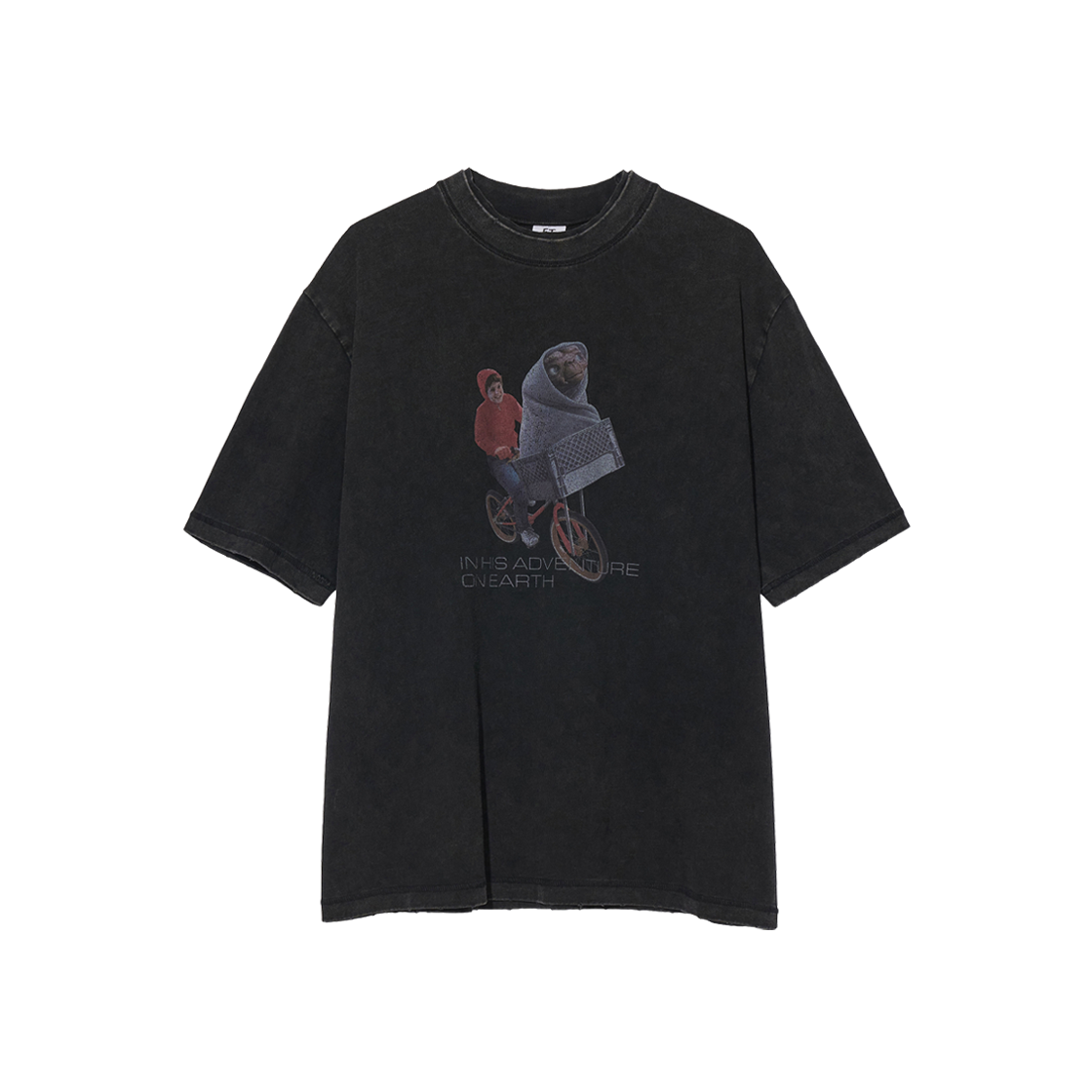 파르티멘토 리웍스 [E.T.] 바이시클 티 빈티지 블랙(Partimento Reworks [E.T.] Bicycle Tee VTG Black)