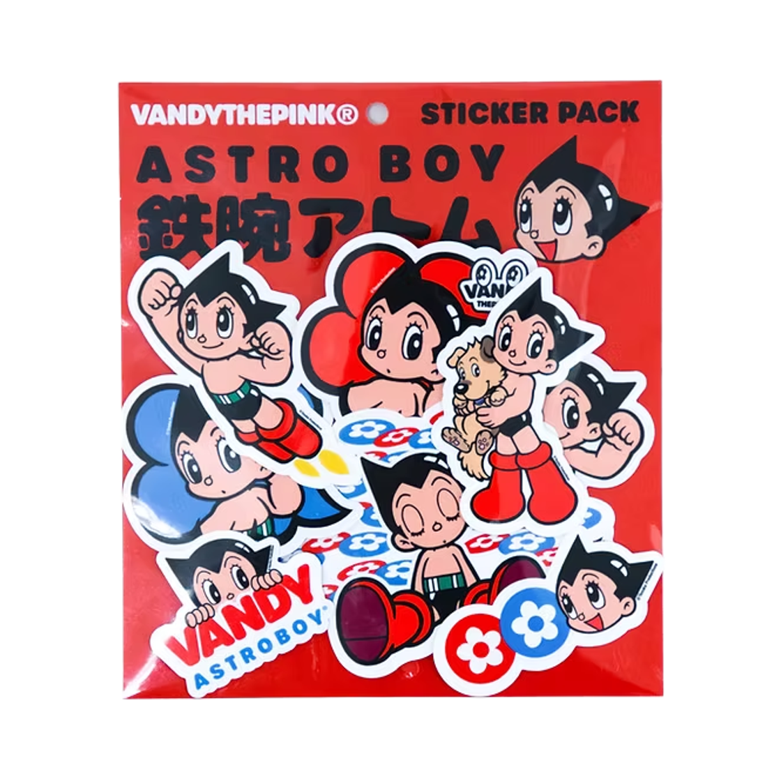 반디 더 핑크 x 아톰 스티커 팩 멀티(Vandy The Pink x Astro Boy Sticker Pack Multi)