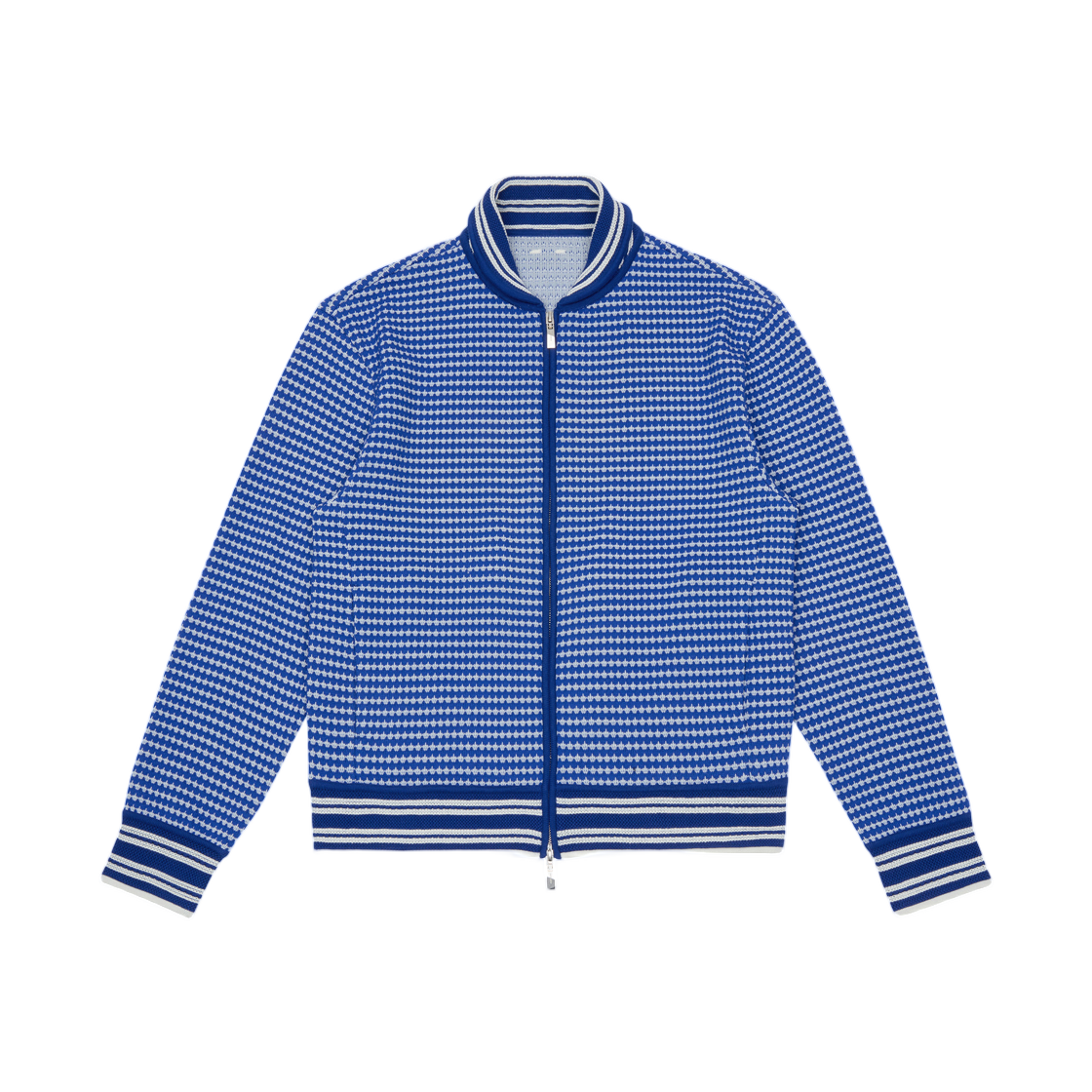 아더에러 니트 집업 프로덕트. 28 블루(Ader Error Knit Zip Up Product. 28 Blue) - 1