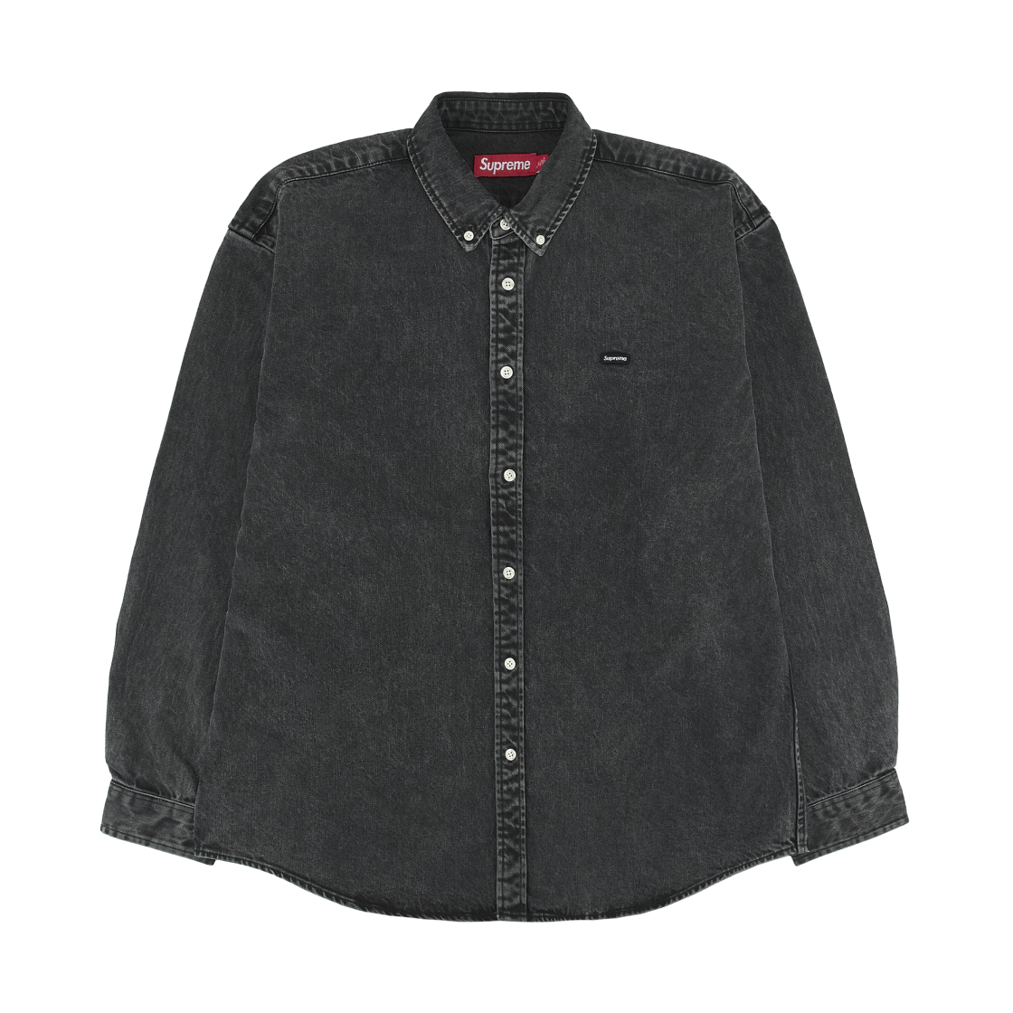 슈프림 스몰 박스 데님 셔츠 블랙 - 25FW(Supreme Small Box Denim Shirt Black - 25FW)
