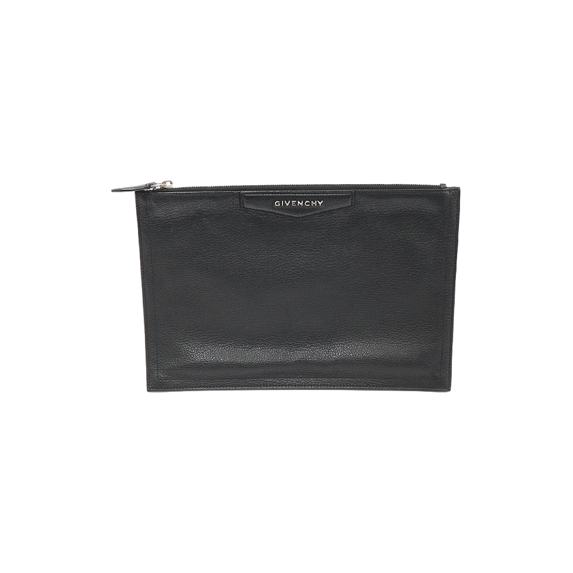 IT9MH3VBRVGA Givenchy BC06821012 Black Goatskin Medium Antigona Pouch Clutch
