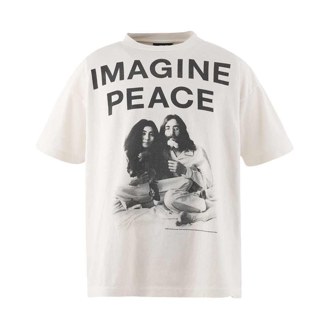 세인트 마이클 x 존 레논 이매진 피스 숏슬리브 티셔츠 화이트 - 26SS(Saint Mxxxxxx x John Lennon Imagine Peace S/S T-Shirt White - 26SS) - 1