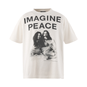 Saint Mxxxxxx x John Lennon Imagine Peace S/S T-Shirt White - 26SS